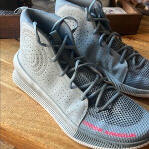 Under Armour Gray High-Top Sneakers